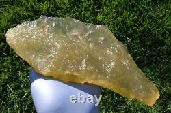 Libyan Desert Glass Meteorite Tektite impact specimen(5000 crt)Flat- big (1 Kg)