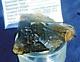 Libyan Desert Glass Meteorite Tektite Impact Specimen(500 Crt) Black Dark Gem