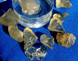 Libyan Desert Glass Meteorite Tektite impact specimen(500 crt)Small Gems Lot#17