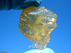 Libyan Desert Glass Meteorite Tektite impact specimen(500 crt)Small Gems Lot#17