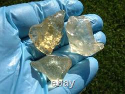 Libyan Desert Glass Meteorite Tektite impact specimen(500 crt)Small Gems Lot#18