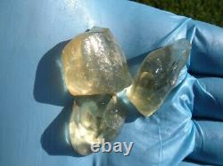 Libyan Desert Glass Meteorite Tektite impact specimen(500 crt)Small Gems Lot#18