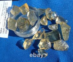 Libyan Desert Glass Meteorite Tektite impact specimen(500 crt)Small Gems Lot#20