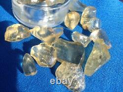 Libyan Desert Glass Meteorite Tektite impact specimen(500 crt)Small Gems Lot#20