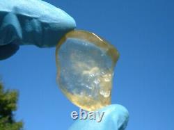 Libyan Desert Glass Meteorite Tektite impact specimen(500 crt)Small Gems Lot#20