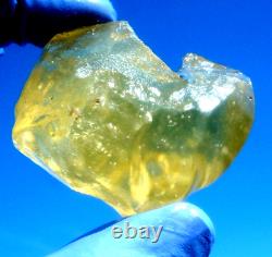 Libyan Desert Glass Meteorite Tektite impact specimen(500 crt)Super Gem AAAAA