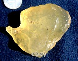 Libyan Desert Glass Meteorite Tektite impact specimen(510 crt)Dimples Gem AAA+