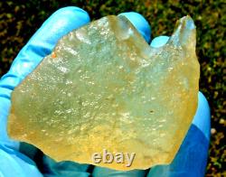 Libyan Desert Glass Meteorite Tektite impact specimen(510 crt)Dimples Gem AAA+