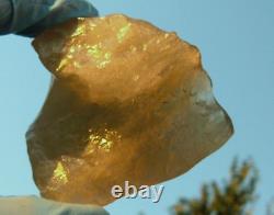 Libyan Desert Glass Meteorite Tektite impact specimen(510 crt) nice Green