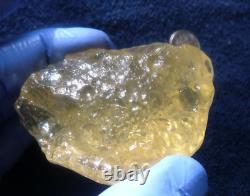 Libyan Desert Glass Meteorite Tektite impact specimen(540 crt) Super Gem AAAA