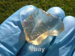 Libyan Desert Glass Meteorite Tektite impact specimen(550 crt)Small Gems Lot#14