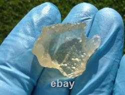 Libyan Desert Glass Meteorite Tektite impact specimen(550 crt)Small Gems Lot#14