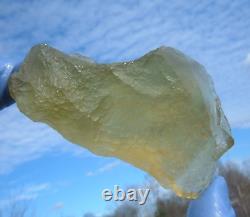 Libyan Desert Glass Meteorite Tektite impact specimen (555 crt)Dimples Top AAA