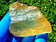 Libyan Desert Glass Meteorite Tektite Impact Specimen(557 Ct)dimples Gem Aaaa