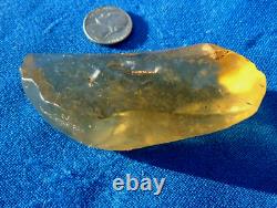 Libyan Desert Glass Meteorite Tektite impact specimen(565 crt)Super Gem AAAA+