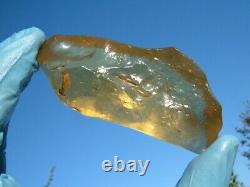 Libyan Desert Glass Meteorite Tektite impact specimen(565 crt)Super Gem AAAA+