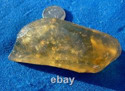 Libyan Desert Glass Meteorite Tektite impact specimen(565 crt)Super Gem AAAA+