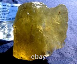 Libyan Desert Glass Meteorite Tektite impact specimen(5660 crt)Dimples Huge Gem