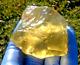 Libyan Desert Glass Meteorite Tektite Impact Specimen(575 Crt)dimples Gem Aaaaa