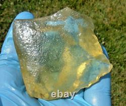 Libyan Desert Glass Meteorite Tektite impact specimen(580 crt) Super Gem AAAAA+