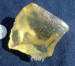 Libyan Desert Glass Meteorite Tektite impact specimen(580 crt) Super Gem AAAAA+