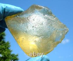 Libyan Desert Glass Meteorite Tektite impact specimen(580 crt) Super Gem AAAAA+