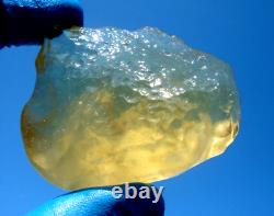 Libyan Desert Glass Meteorite Tektite impact specimen(600 crt)Dimples Gem AAAA+