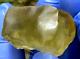 Libyan Desert Glass Meteorite Tektite Impact Specimen(610 Crt) Yellow Gem Aaa+