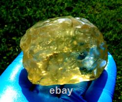 Libyan Desert Glass Meteorite Tektite impact specimen(664 crt)Super Gem AAAAA 5