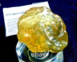 Libyan Desert Glass Meteorite Tektite impact specimen(664 crt)Super Gem AAAAA 5