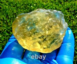 Libyan Desert Glass Meteorite Tektite impact specimen(664 crt)Super Gem AAAAA 5