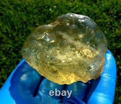 Libyan Desert Glass Meteorite Tektite impact specimen(664 crt)Super Gem AAAAA 5