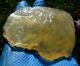 Libyan Desert Glass Meteorite Tektite Impact Specimen(675 Crt)flat -thin Gem A+