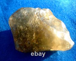 Libyan Desert Glass Meteorite Tektite impact specimen(680 crt)Super Blue lines