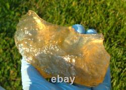 Libyan Desert Glass Meteorite Tektite impact specimen(680 ct)Historic Tool Knif