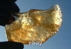 Libyan Desert Glass Meteorite Tektite impact specimen(680 ct)Historic Tool Knif