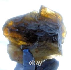 Libyan Desert Glass Meteorite Tektite impact specimen(7100 crt) Dark -White Big