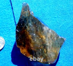 Libyan Desert Glass Meteorite Tektite impact specimen(710 ct) Dimples Gem AAAA