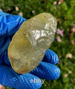 Libyan Desert Glass Meteorite Tektite impact specimen(730 crt)Cristobalit Gem A+