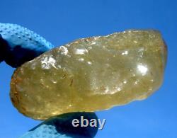 Libyan Desert Glass Meteorite Tektite impact specimen(730 crt)Cristobalit Gem A+