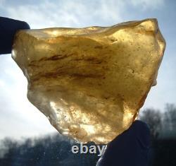 Libyan Desert Glass Meteorite Tektite impact specimen(735 ct)Orange Soft Gem