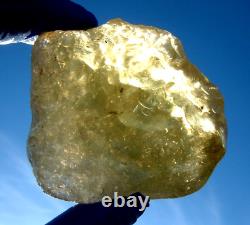 Libyan Desert Glass Meteorite Tektite impact specimen(755 crt)Super Gem AAAA+