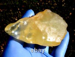 Libyan Desert Glass Meteorite Tektite impact specimen(775 crt)Pre Historic Tool