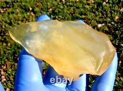 Libyan Desert Glass Meteorite Tektite impact specimen(775 crt)Pre Historic Tool