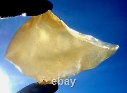 Libyan Desert Glass Meteorite Tektite impact specimen(775 crt)Pre Historic Tool