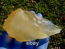 Libyan Desert Glass Meteorite Tektite impact specimen(775 crt)Pre Historic Tool