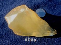 Libyan Desert Glass Meteorite Tektite impact specimen(775 crt)Pre Historic Tool