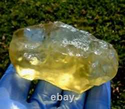 Libyan Desert Glass Meteorite Tektite impact specimen(777 crt) Dimples Gem AAAA