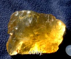 Libyan Desert Glass Meteorite Tektite impact specimen(780 ct)Dimples Gem AAAA+