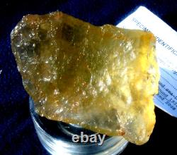 Libyan Desert Glass Meteorite Tektite impact specimen(780 ct)Dimples Gem AAAA+